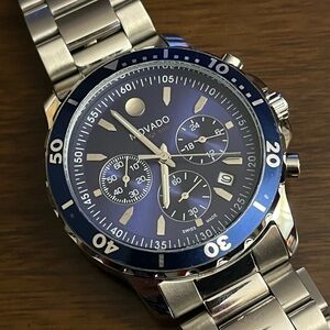 Movado Gents Chronograph Wristwatch